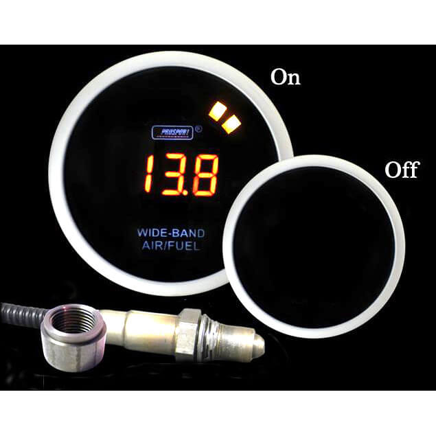 Prosport Digital Series Wideband Air / Fuel Ratio (AFR) Gauge (52mm, Amber LCD)