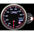 Prosport Halo Series Fuel Pressure Gauge (52mm, 3 Color, Peak/Warn)