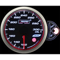 Prosport Halo Series Oil Temp Gauge (52mm, 3 Color, Peak/Warn)