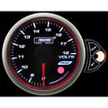 Prosport Halo Series Voltmeter Gauge (52mm, 3 Color, Peak/Warn)