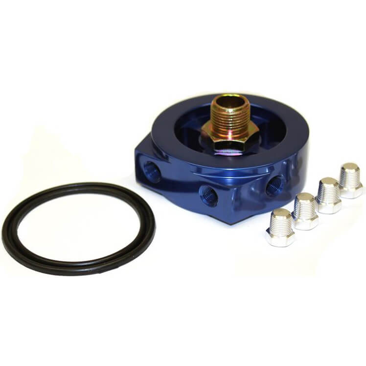Prosport Oil Filter Sandwich Adapter Plate (M20x1.5), 2002-2014 WRX & 2004-2021 STi