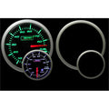 Prosport Premium Fuel Pressure Gauge (52mm, Green/White, Peak/Warn)
