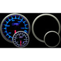 Prosport Premium Oil Pressure Gauge (52mm, Blue/White, Peak/Warn)