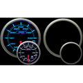 Prosport Premium Oil Temp Gauge (52mm, Blue/White, Peak/Warn)