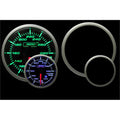 Prosport Premium Water Temp Gauge (52mm, Green/White, Peak/Warn)