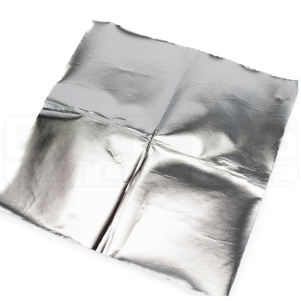PTP Adhesive Thermal Barrier Sheet (12x12in, Silver) - Angle 3