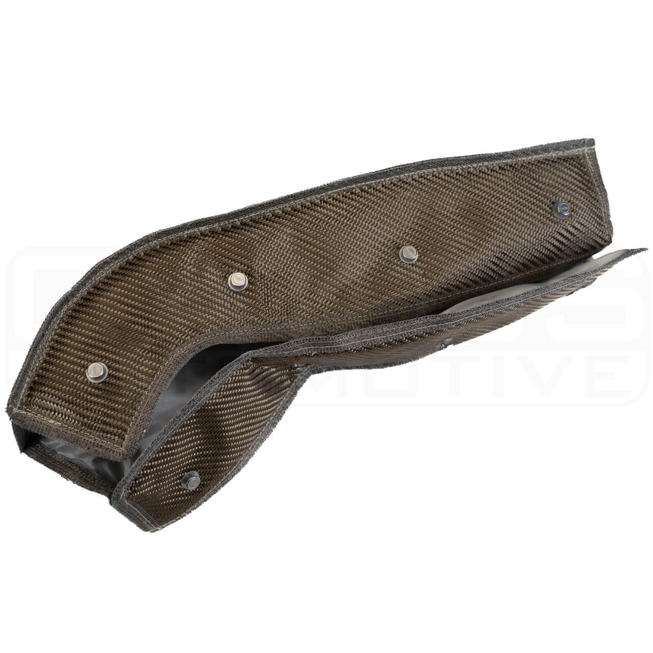 PTP Downpipe Blanket (Lava), 2002-2014 WRX & 2004-2021 STi - Angle 3