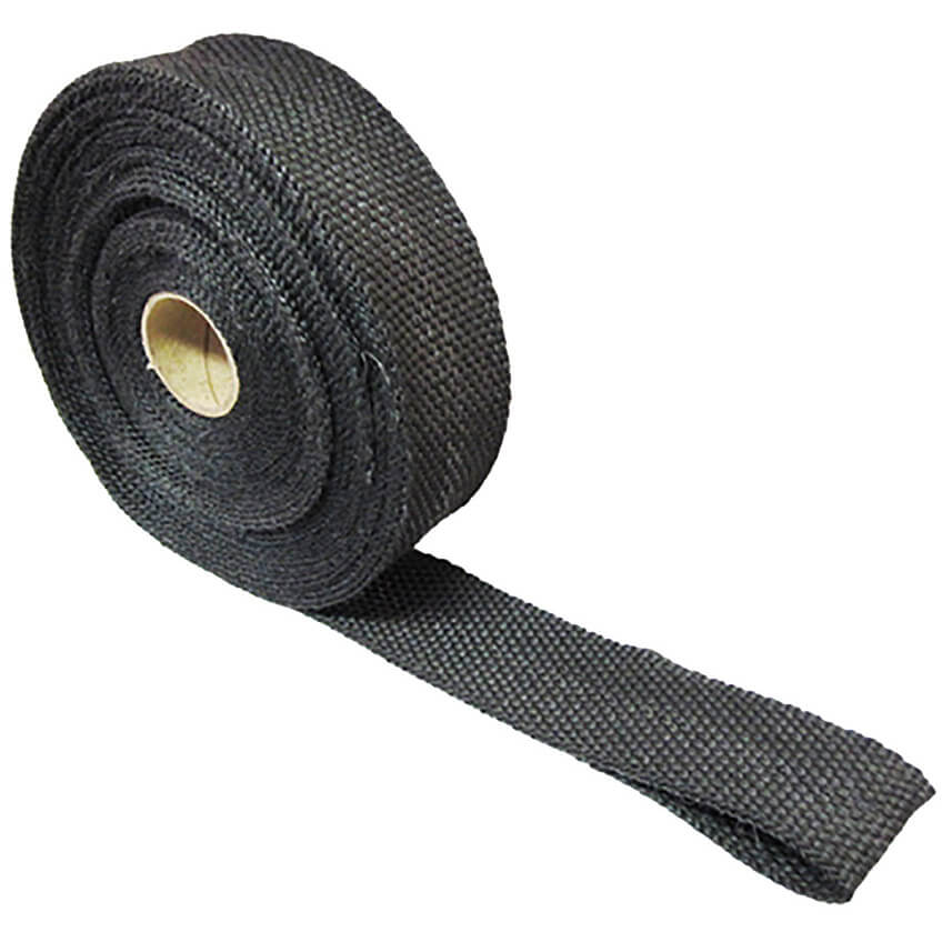 PTP Fiberglass Exhaust Heat Wrap (2in x 100ft, Black)