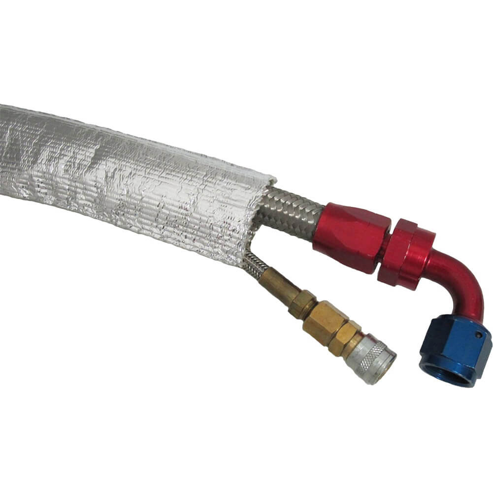 PTP Heat Reflective Sleeve (1/2in x 3ft, Silver)