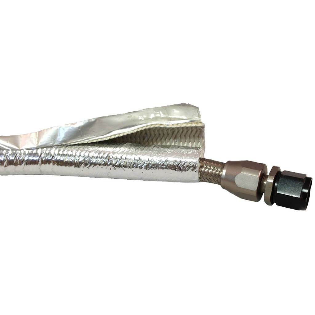 PTP Heat Reflective Sleeve Adhesive (1in x 4ft, Silver)