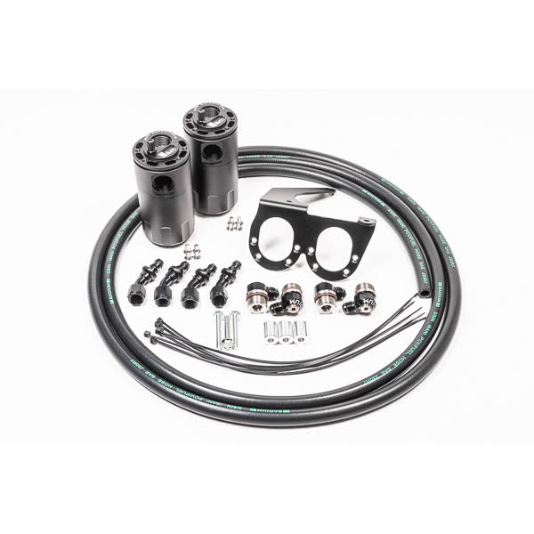 Radium Engineering Dual Catch Can Kit (Crankcase, Fluid Lock), 2009-2020 GT-R