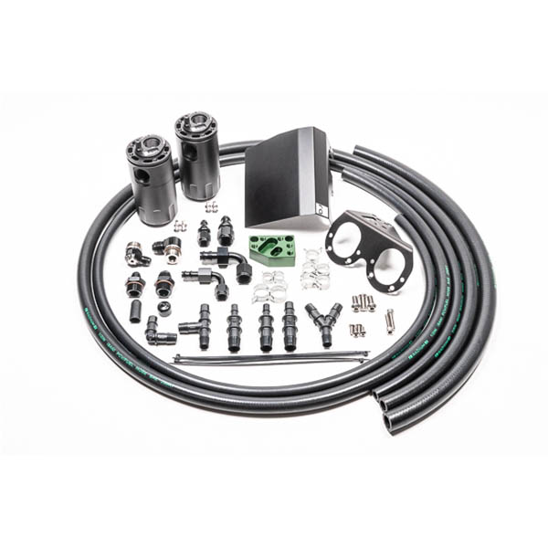 Radium Engineering Dual Catch Can Kit (Fluid Lock), 2002-2014 WRX & 2004-2021 STi