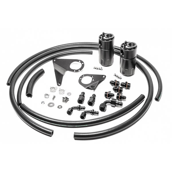Radium Engineering Dual Catch Can Kit (Fluid Lock), 2008-2015 EVO X