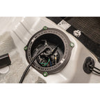 Radium Engineering Fuel Access Cover, 2015-2021 WRX & STi - Angle 2