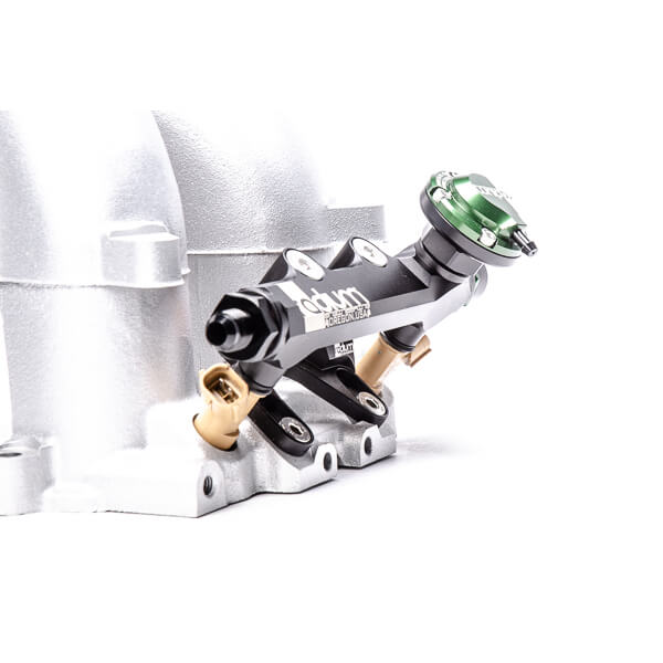 Radium Engineering Fuel Rails (Top Feed Upgrade, Top Port), 2002-2007 WRX - Angle 2