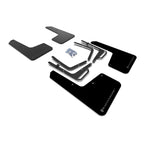 Rally Armor UR Mud Flaps (Black w/ Dark Grey Logo), 2017-2020 F-150 Raptor