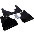 Rally Armor UR Mud Flaps (Black w/ Grey Logo), 2009-2013 Forester
