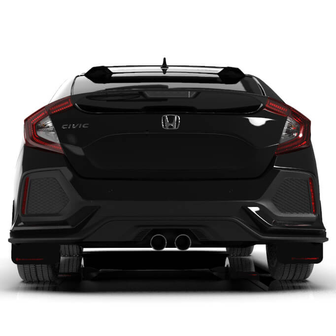 Rally Armor UR Mud Flaps, 2017-2020 Civic Sport Touring