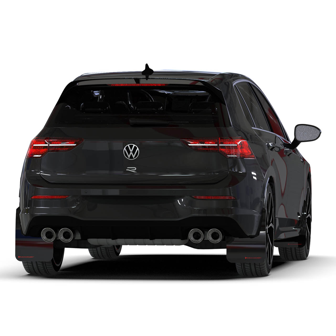 Rally Armor UR Mud Flaps, 2022-2025 Golf GTI / R MK8
