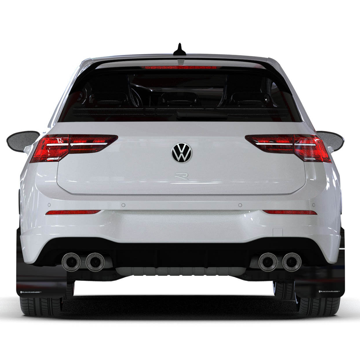 Rally Armor UR Mud Flaps, 2022-2025 Golf GTI / R MK8