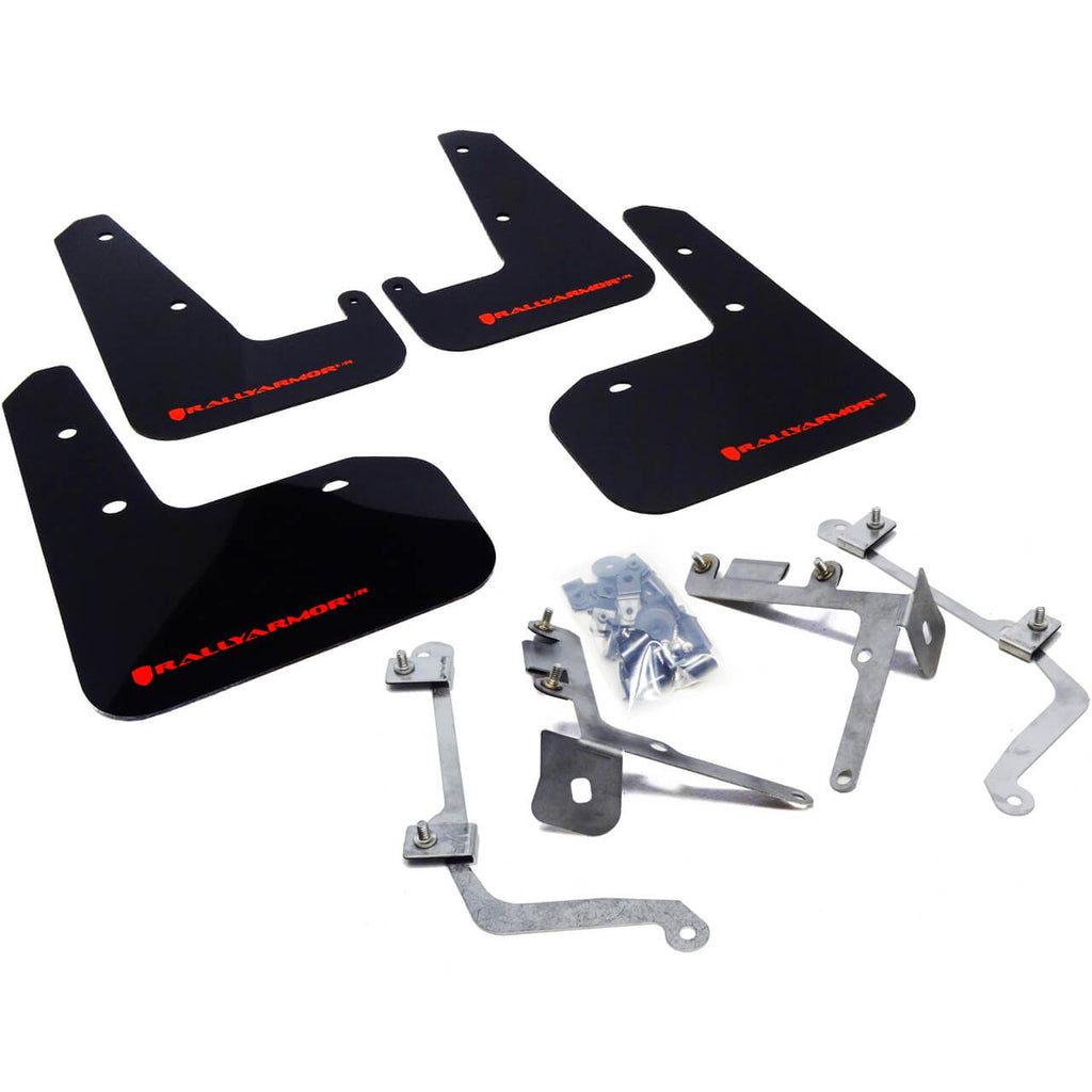 Rally Armor UR Mud Flaps, 2011-2014 WRX & STi (Sedan)