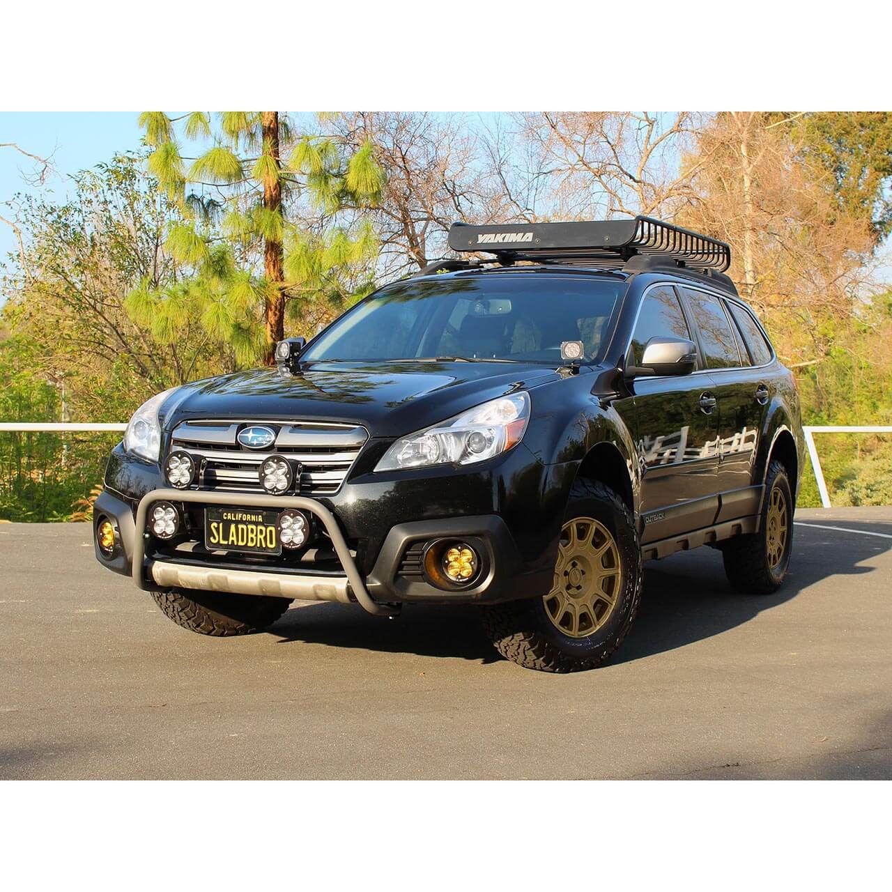 Rally Innovations Rally Light Bar, 2010-2014 Outback & Legacy - Angle 4