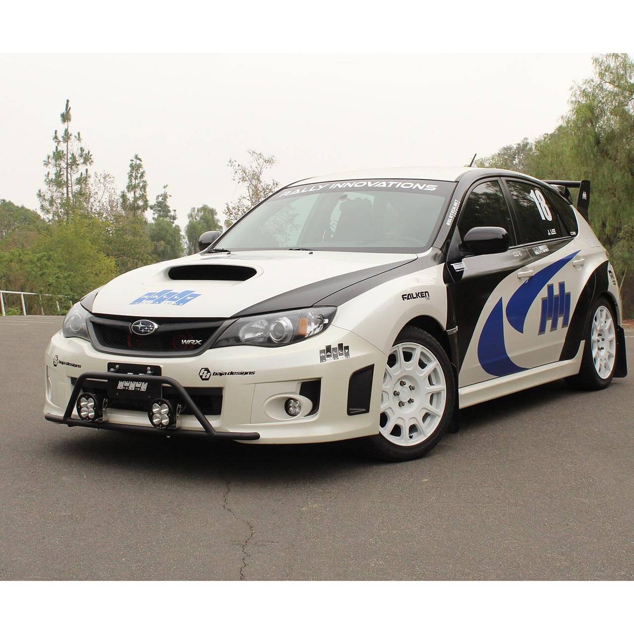 Rally Innovations Rally Light Bar, 2011-2014 WRX & 2011-2014 STi - Angle 5