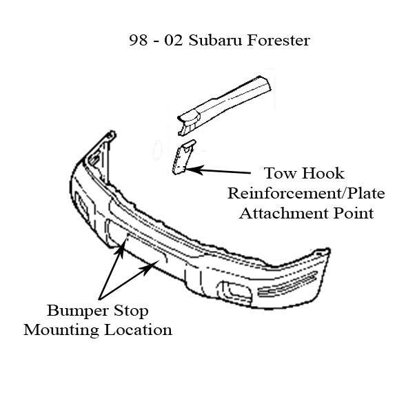 Rally Innovations Rally Light Bar, 1998-2002 Forester - Angle 3