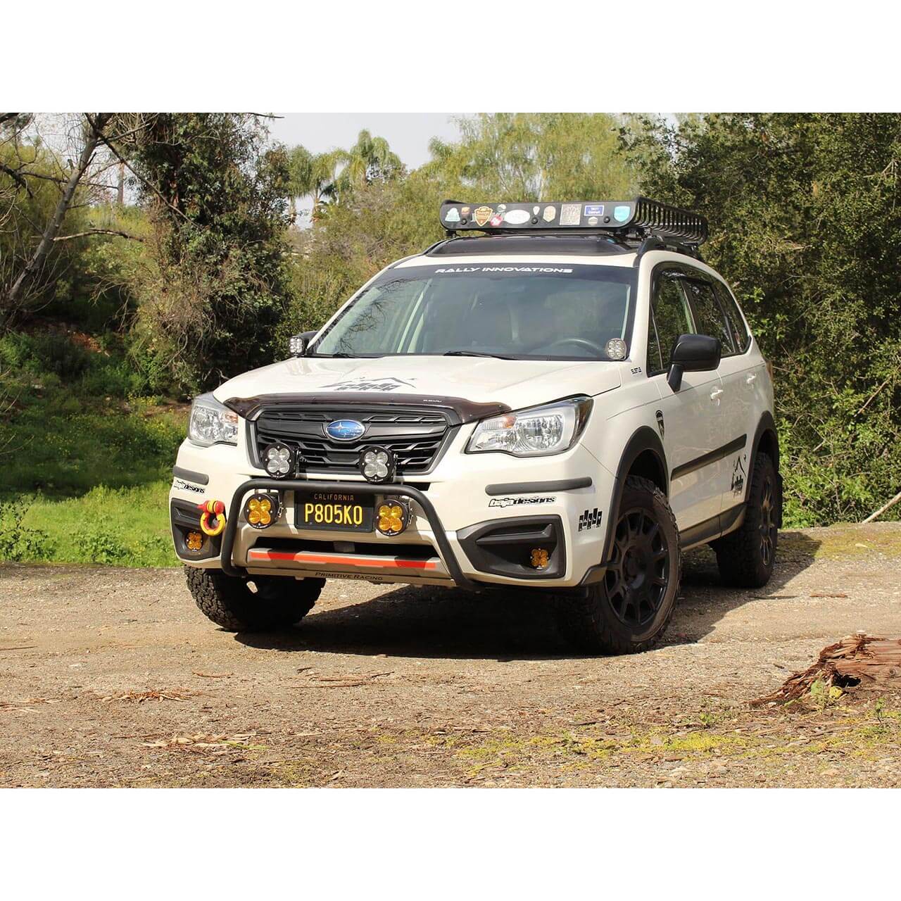 Rally Innovations Rally Light Bar, 2014-2018 Forester 2.5i & XT - Angle 3