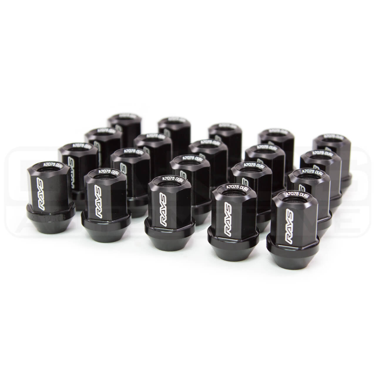 Rays Dura-Nut L32 Straight Type Lug Nuts (12x1.25mm, 16 Lugs + 4 Locks)