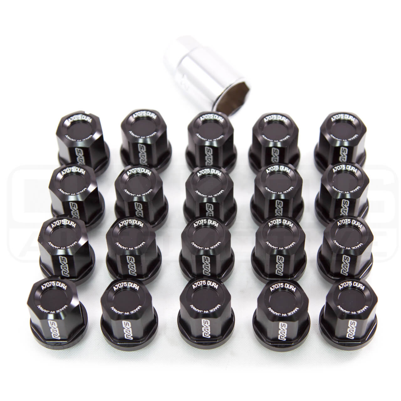 Rays Dura-Nut L32 Straight Type Lug Nuts (12x1.25mm, 16 Lugs + 4 Locks)