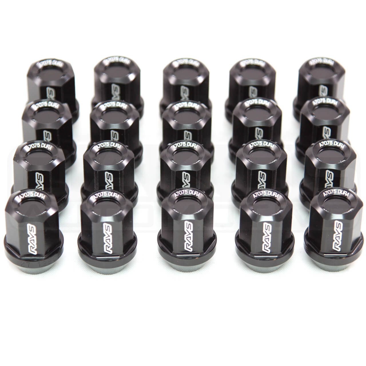 Rays Dura-Nut L32 Straight Type Lug Nuts (12x1.25mm, 16 Lugs + 4 Locks)