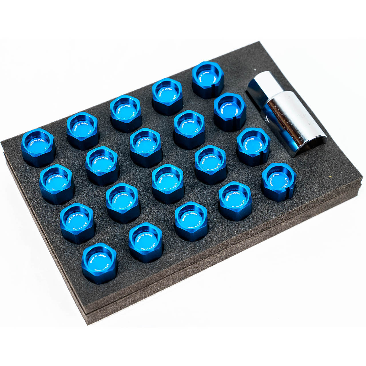 Rays Dura-Nut L42 Straight Type Lug Nuts (12x1.25mm, 16 Lugs + 4 Locks)