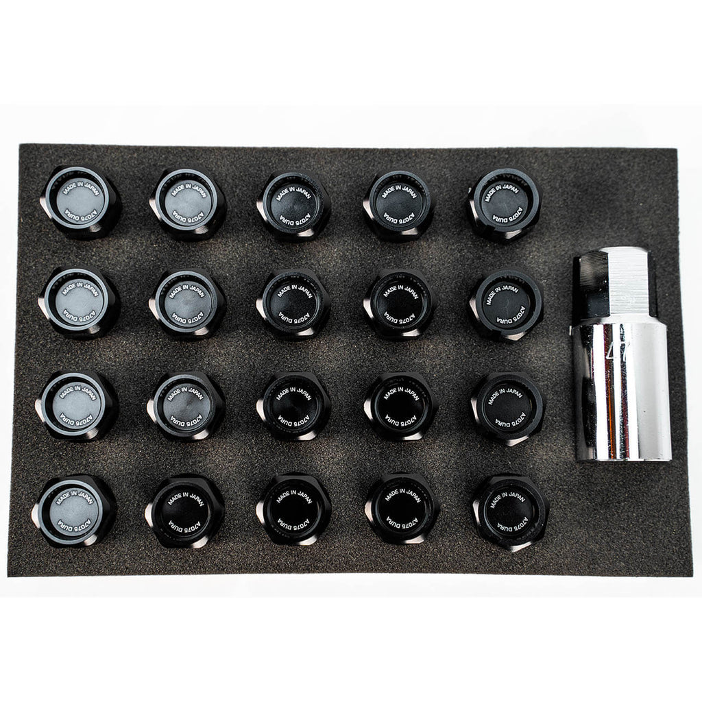 Rays Dura-Nut L42 Straight Type Lug Nuts (12x1.5mm, 16 Lugs + 4 Locks)