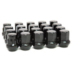 Rays M12x1.50 5 Holes 16pcs Nut, 4pcs Lock Nut, 1 Adapter & 1 Lock Nut Key - Black - Angle 2