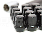 Rays M12x1.50 5 Holes 16pcs Nut, 4pcs Lock Nut, 1 Adapter & 1 Lock Nut Key - Black - Angle 6