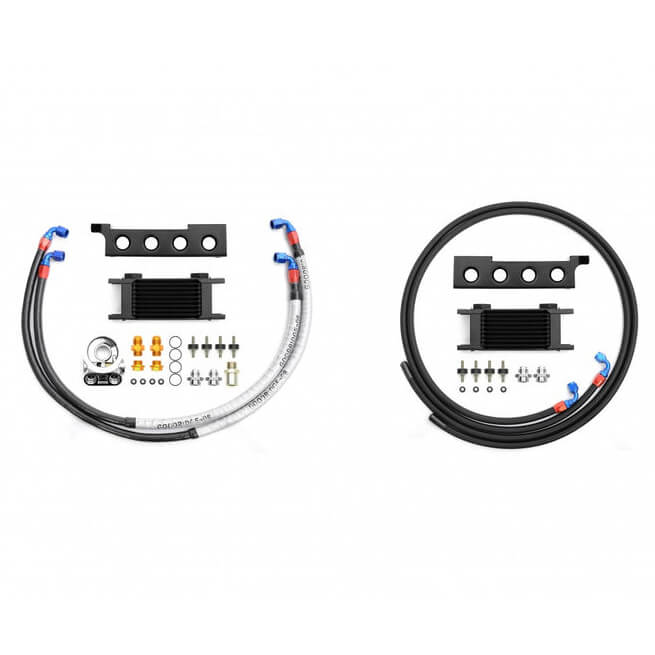 Roger Clark 10 Row Engine Oil & 10 Row Steering Cooler Kit (Steel Brackets), 2008-2014 WRX & STi