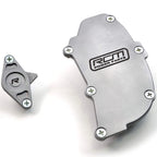 Roger Clark Motorsport 13 Piece Billet Block Blanking Kit (Silver), 2002-2014 WRX & 2004-2021 STi - Angle 2