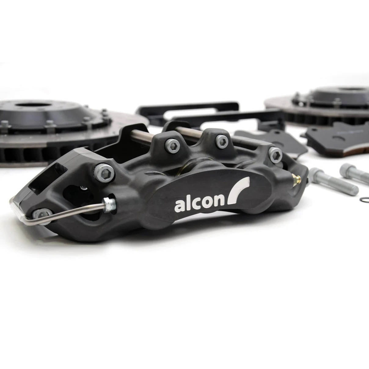 Roger Clark Motorsport 6-Pot Front Motorsport Brake Kit 365mm, 2002-2014 WRX & 2004-2014 STi - Angle 3