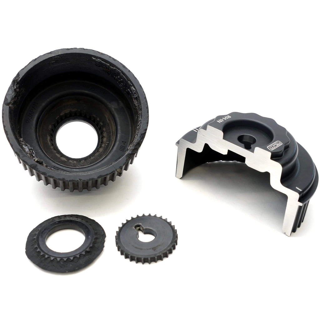 Roger Clark Motorsport Alloy Cam Sprocket Kit (NON-AVCS Engines), 2002-2005 WRX - Angle 3