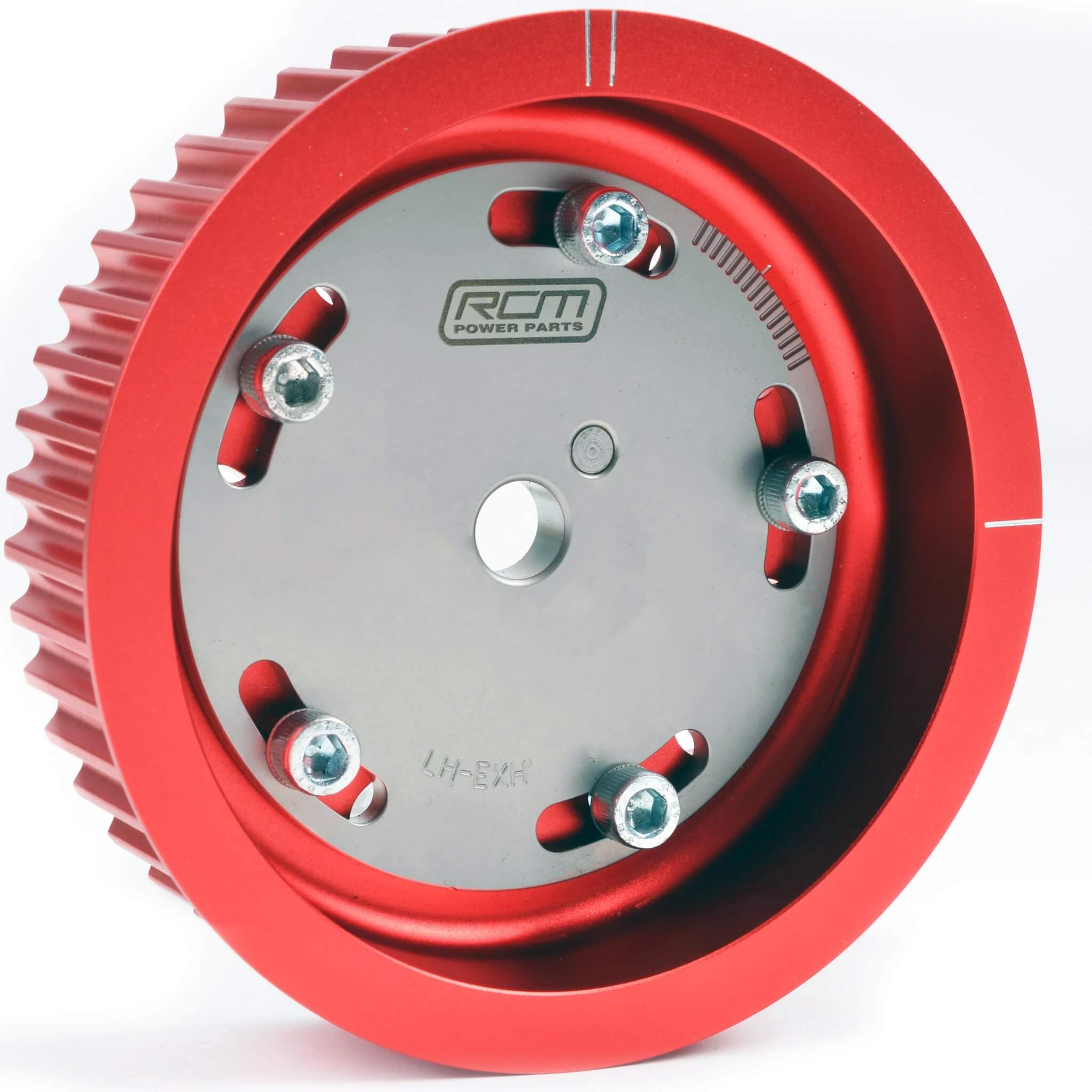 Roger Clark Motorsport Alloy / Steel Vernier Cam Pulley, 1996-1998 WRX & STi (v3-v4) - Angle 3