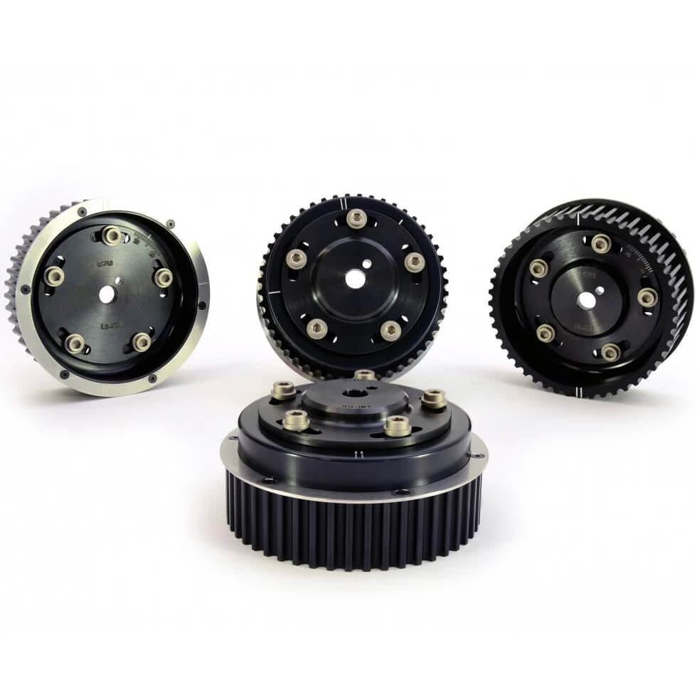 Roger Clark Motorsport Alloy / Steel Vernier Cam Pulley, 1998-2000 WRX & STi (v5-v6) - Angle 2