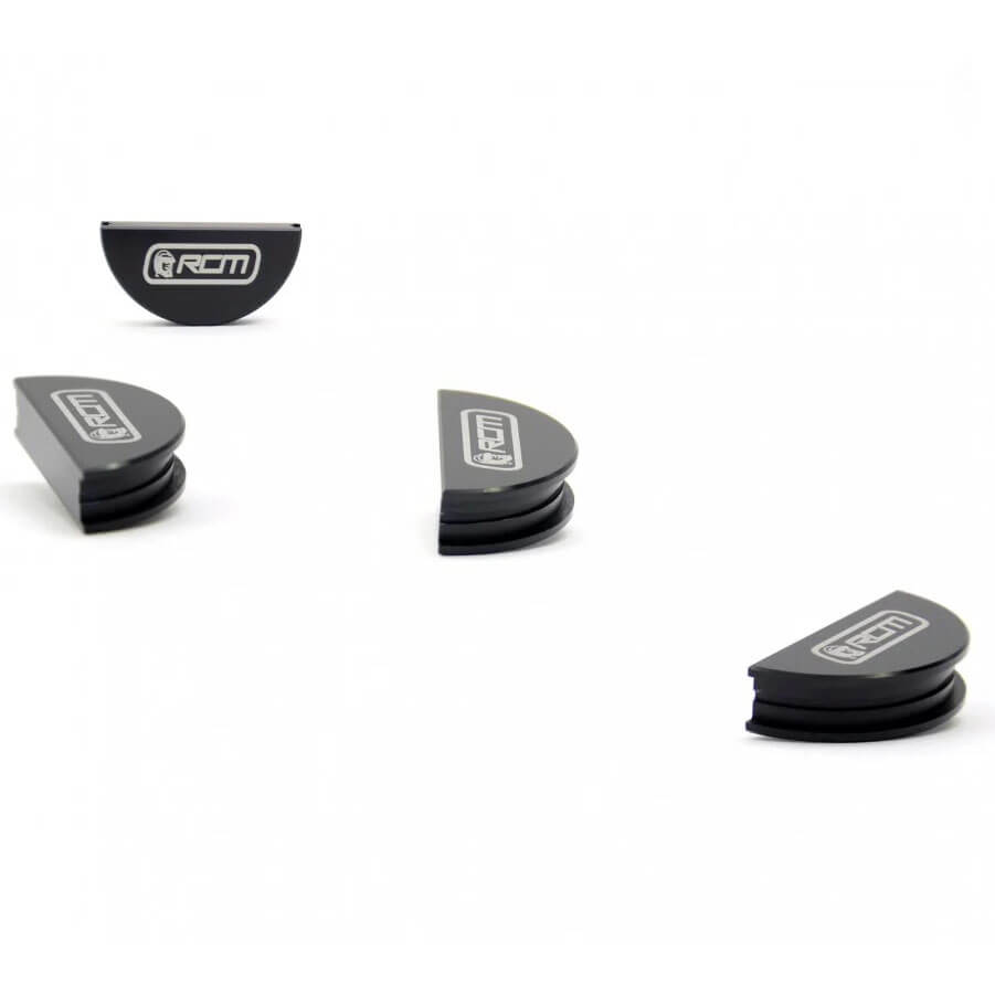 Roger Clark Motorsport Billet Aluminum High Temp Half Moon Seal (Set/4), 2002-2014 WRX & 2004-2021 STi - Angle 3
