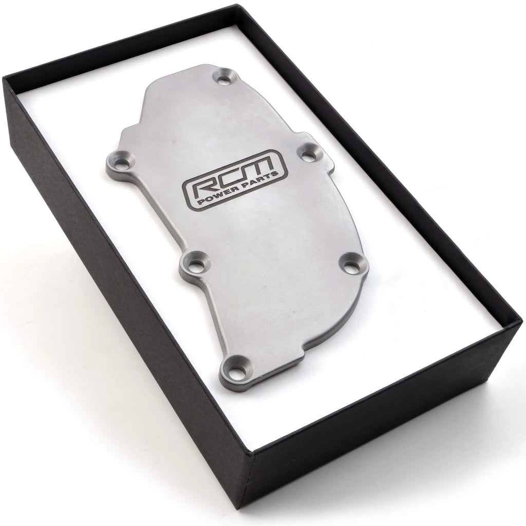 Roger Clark Motorsport Billet Aluminum Oil Separator Cover Kit (Silver), 2002-2014 WRX & 2004-2021 STi
