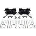 Roger Clark Billet Tumbler Generator Valve (TGV) Housings (Black), 2002-2007 WRX & 2006-2007 Forester XT