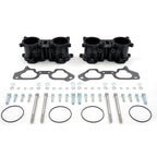 Roger Clark Billet Tumbler Generator Valve (TGV) Housings (Black), 2002-2007 WRX & 2006-2007 Forester XT