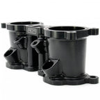 Roger Clark Billet Tumbler Generator Valve (TGV) Housings (Black), 2002-2007 WRX & 2006-2007 Forester XT - Angle 3