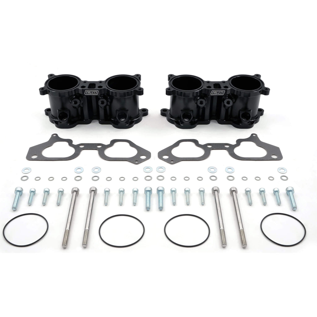 Roger Clark Motorsport Billet Tumbler Generator Valve (TGV) Housings Kit, 2007-2021 STi & 2008-2014 WRX