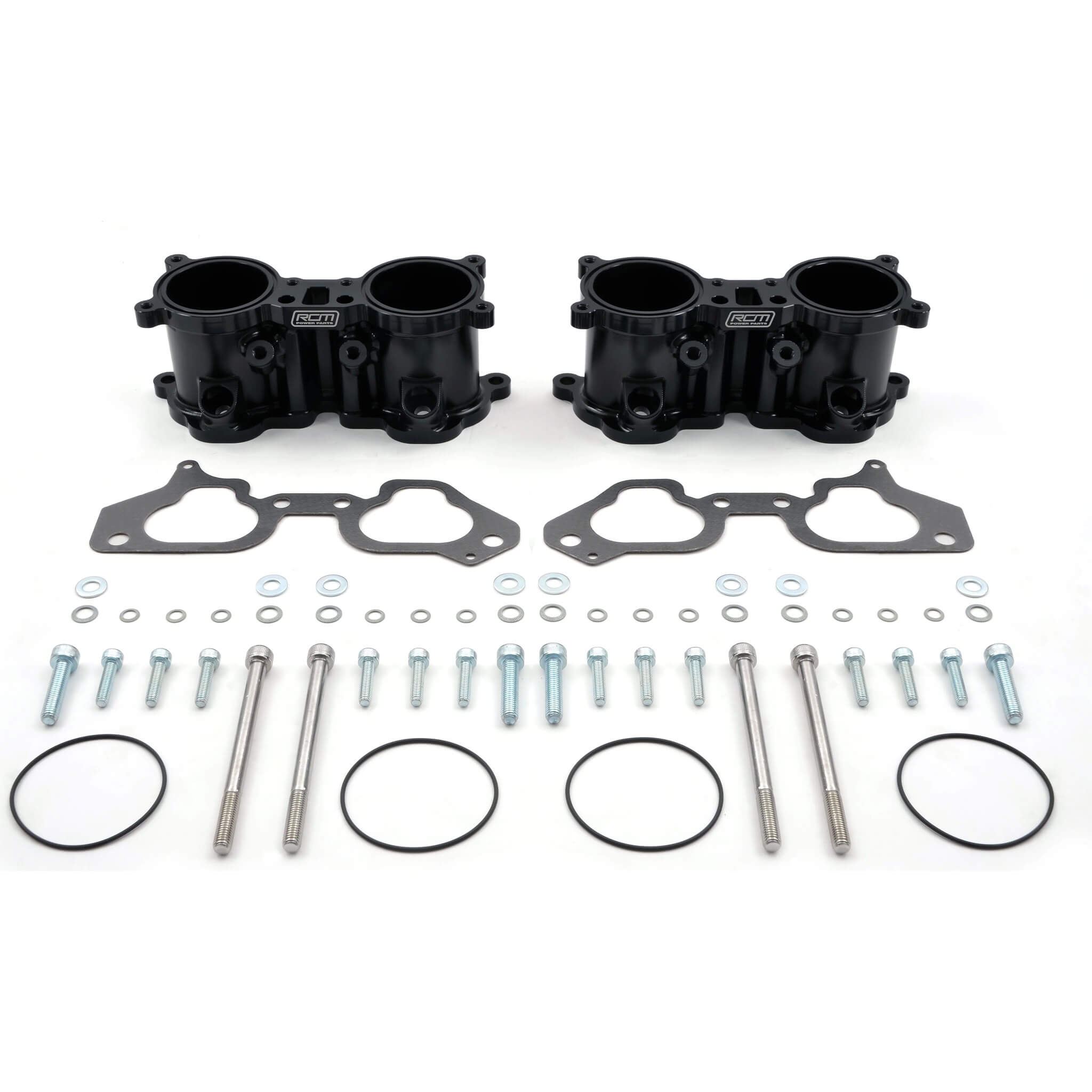 Roger Clark Motorsport Billet Tumbler Generator Valve (TGV) Housings Kit, 2007-2021 STi & 2008-2014 WRX