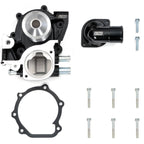 Roger Clark Motorsport Black Series Water Pump - 3 Port, 2004-2007 WRX & 2004-2021 STi - Angle 3